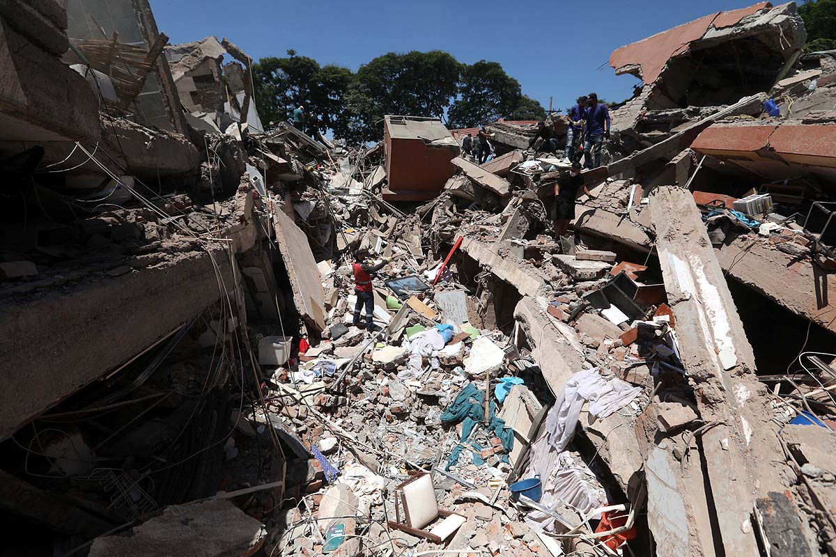 Colombia earthquake Damage