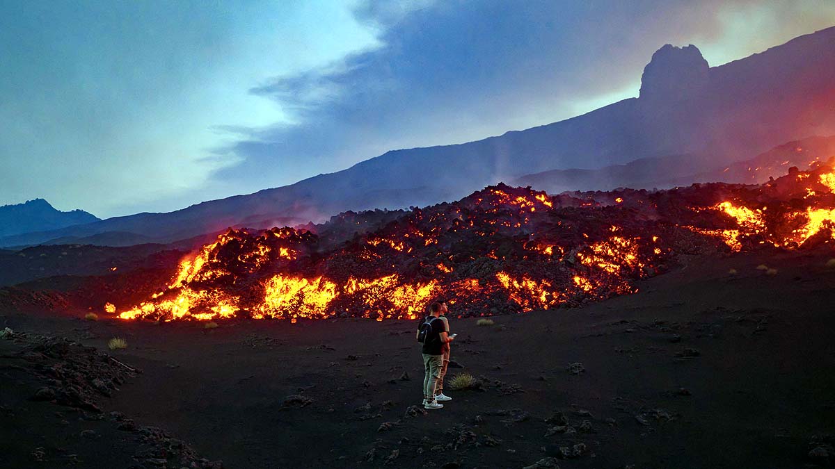 Mount Etna eruption