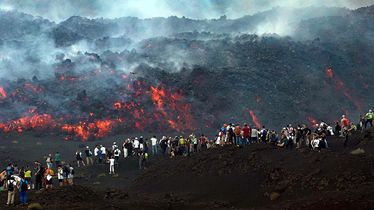 Mount Etna eruption