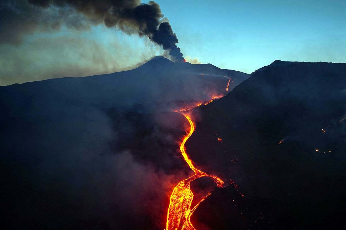 Mount Etna eruption