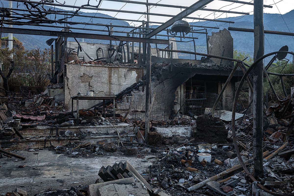 Greece wildfire