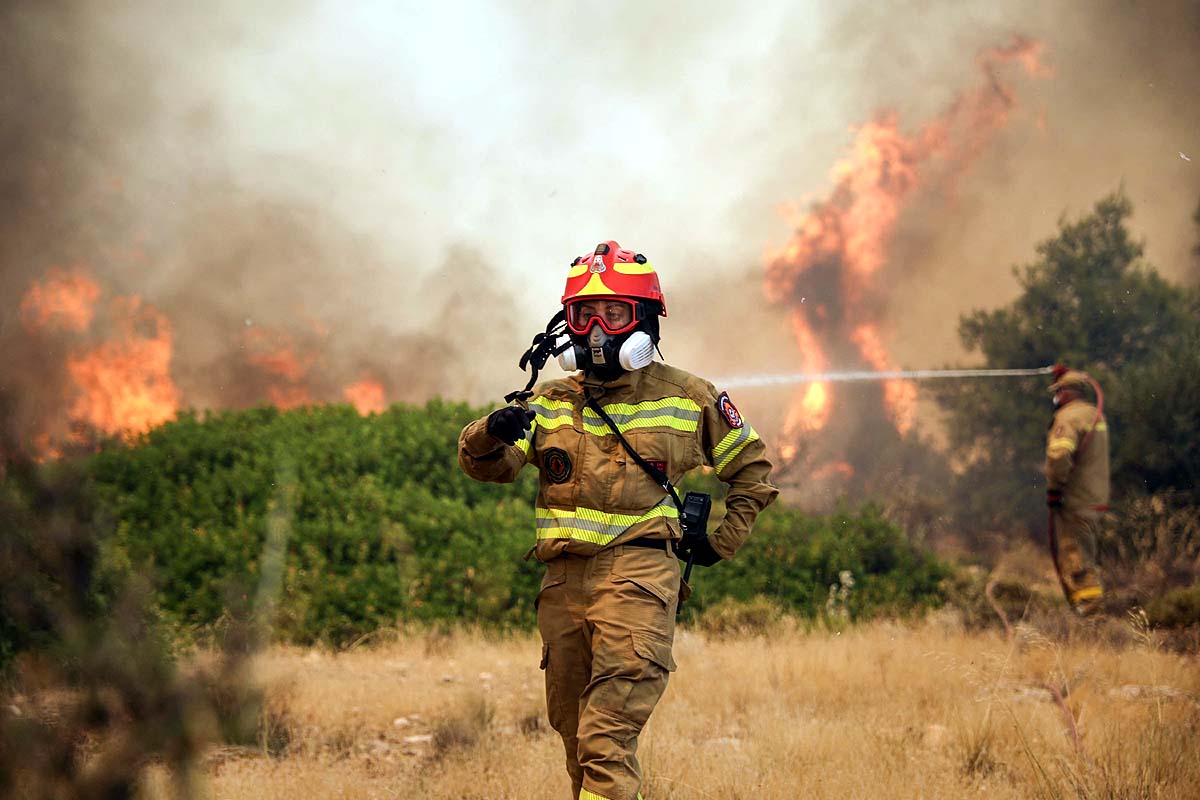 Greece wildfire