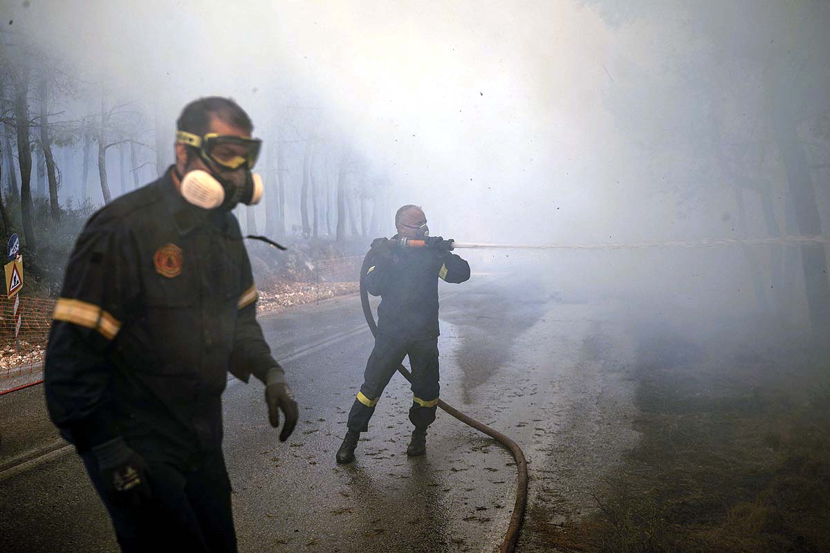 Greece wildfire