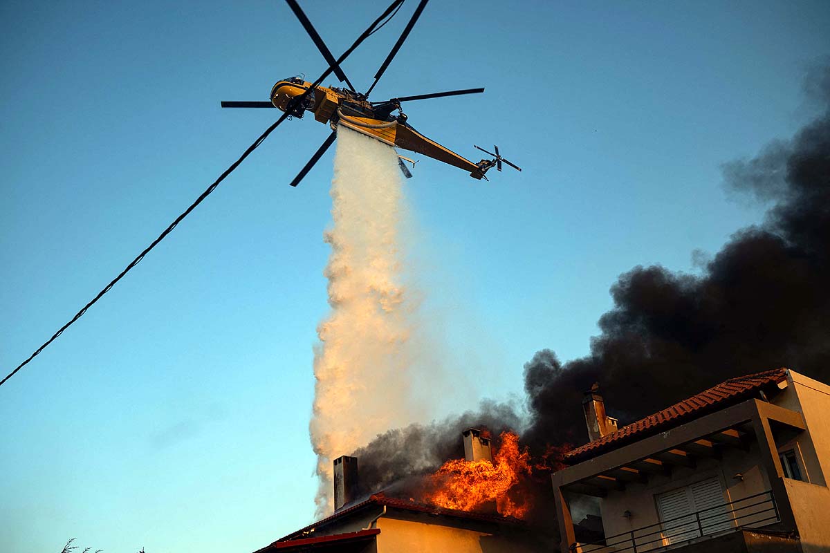 Greece wildfire
