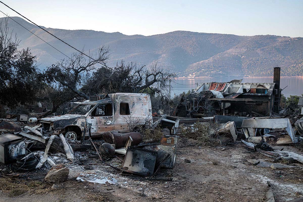 Greece wildfire