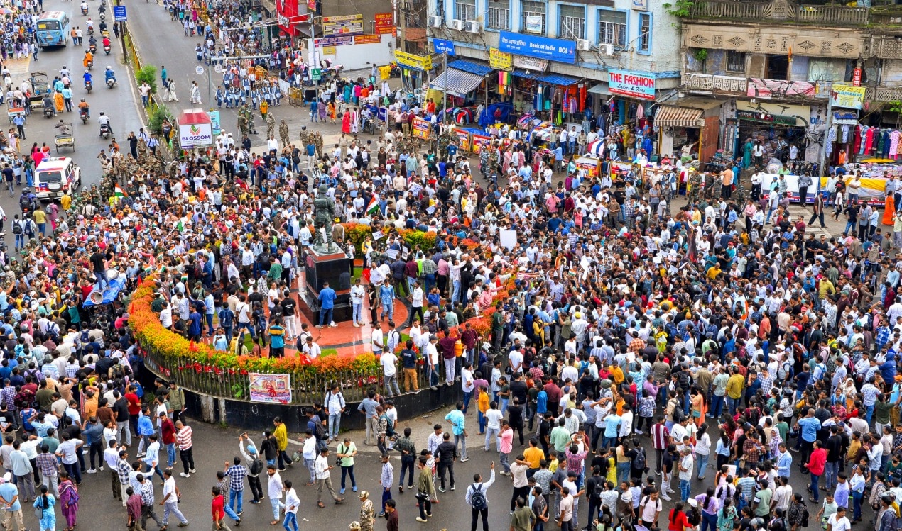 झारखंड में छात्रों का आंदोलन