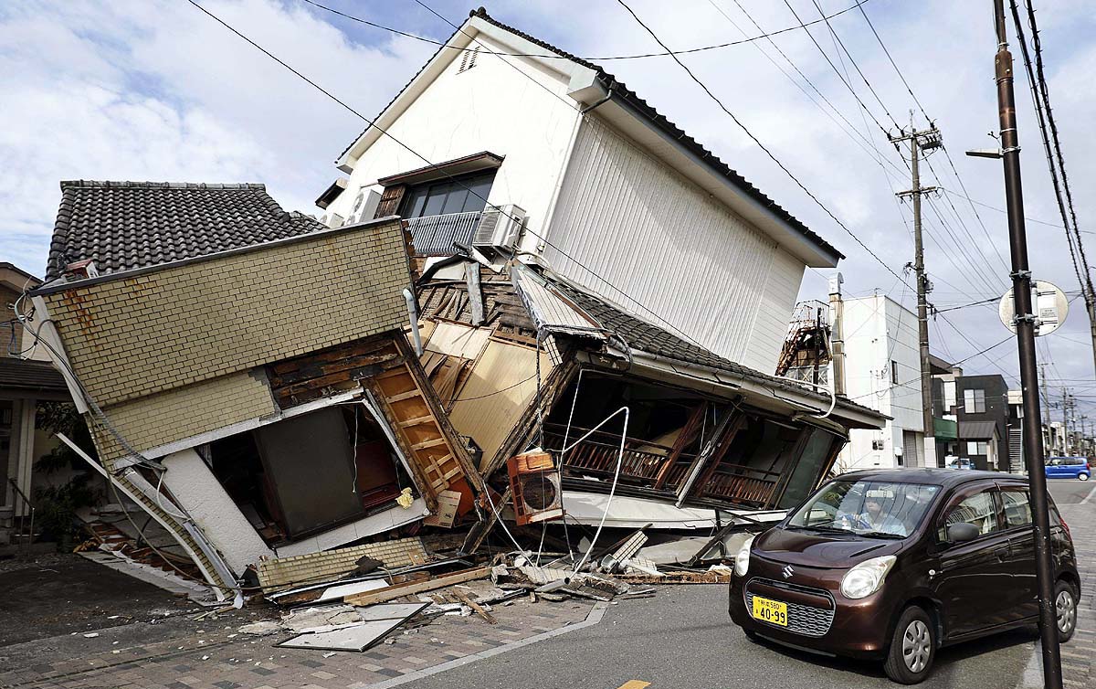 Japan Earthquake Car Chips 