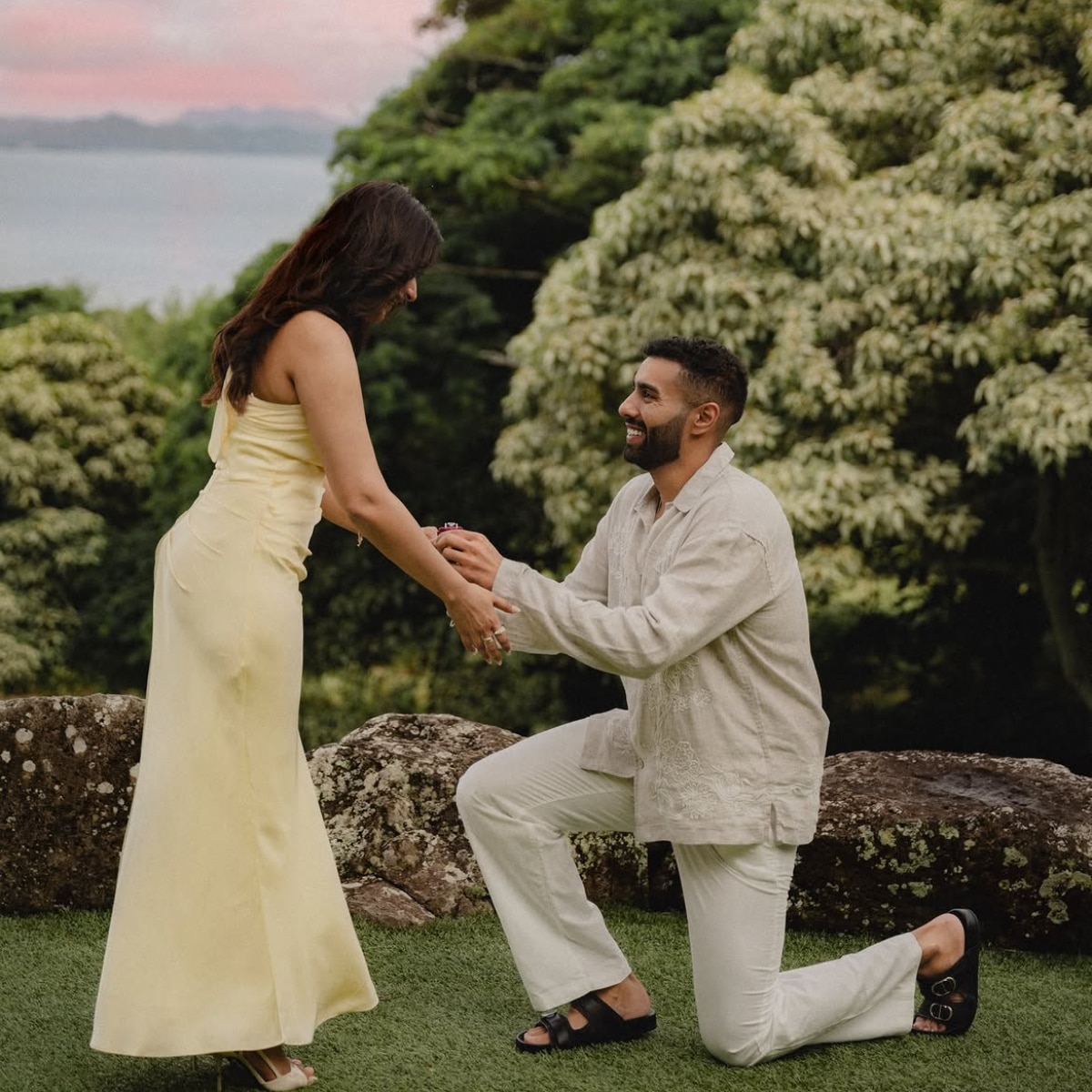 Actor Jiyaa Shankar engagement