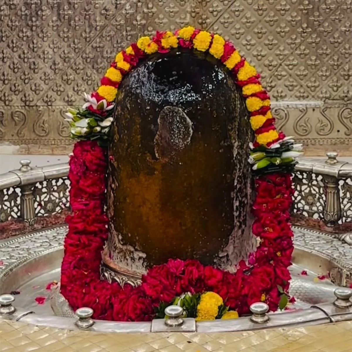 नुसरत जहां ने उज्जैन के महाकालेश्वर मंदिर के दर्शन किए