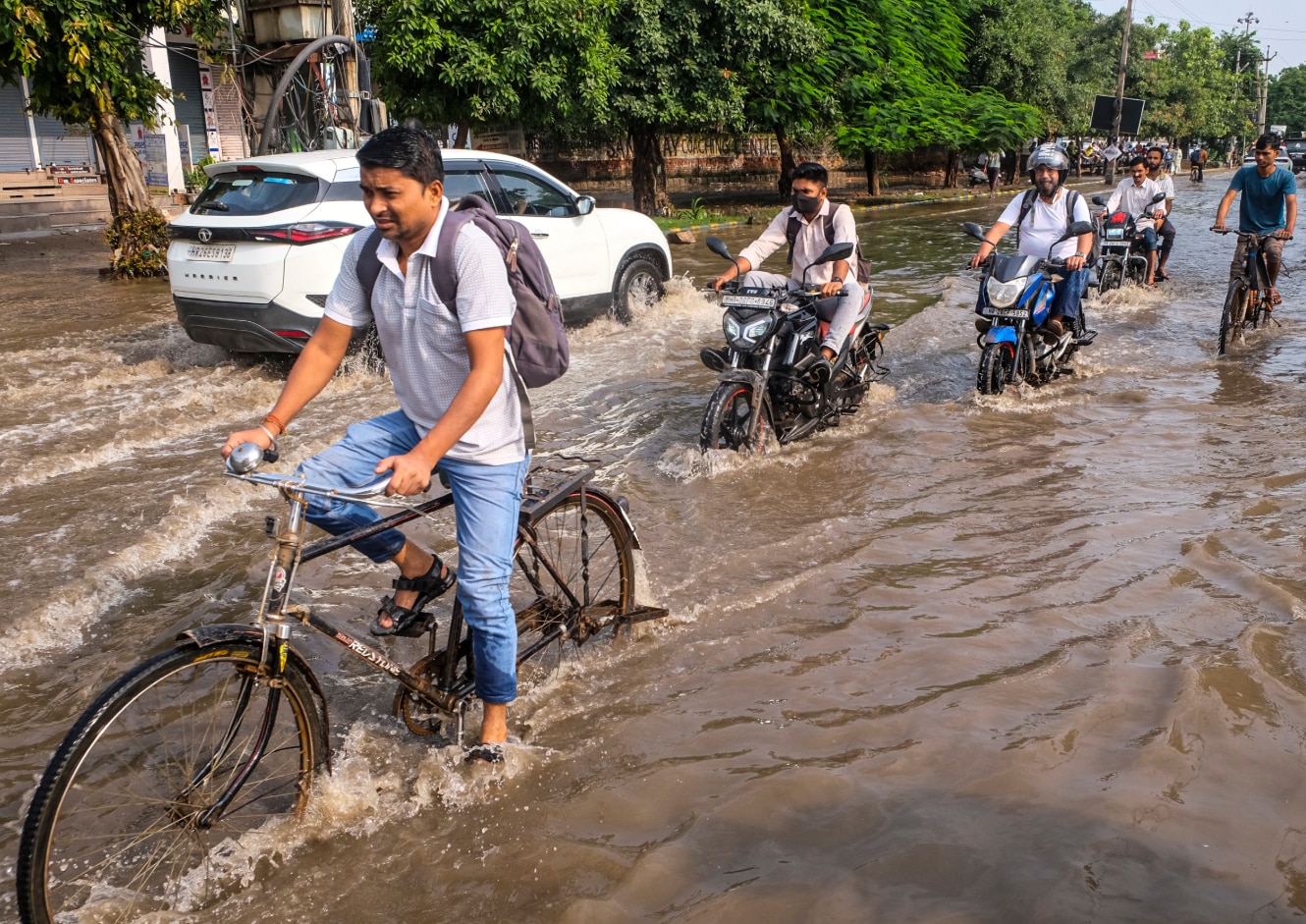 Gurugram Flooded After Heavy Rain