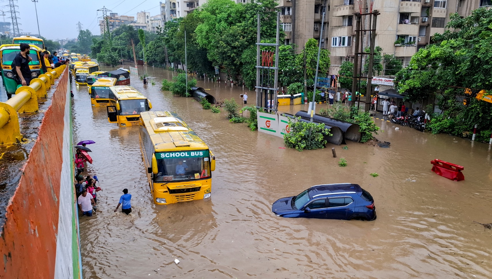 Gurugram Flooded After Heavy Rain