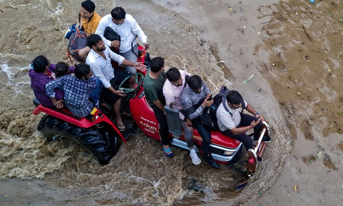 Gurugram Flooded After Heavy Rain