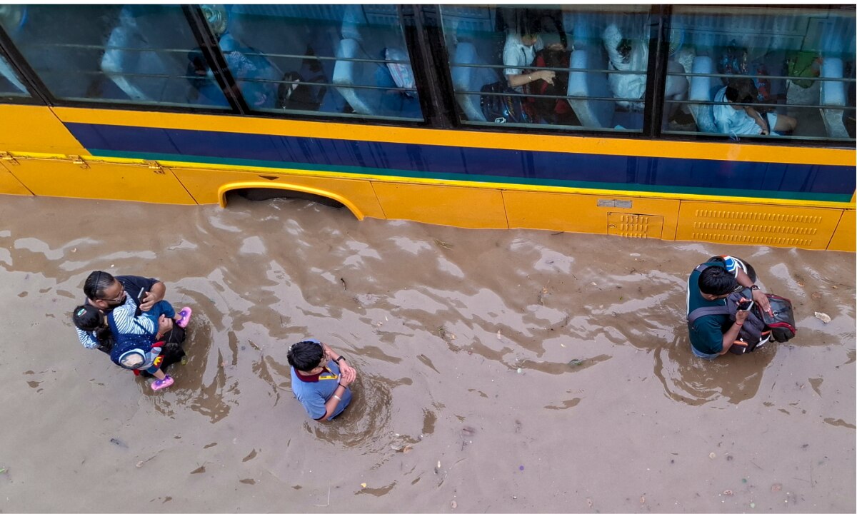 Gurugram Flooded After Heavy Rain