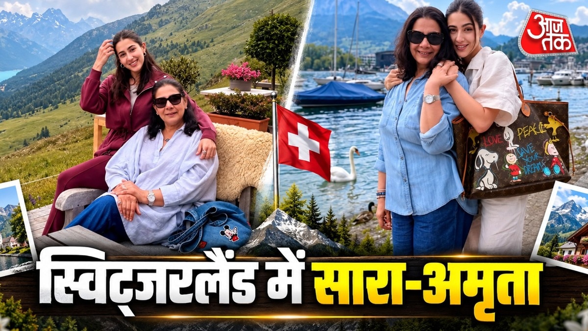 ओरी के आरोपों के बीच स्विट्जरलैंड की सैर पर अमृता सिंह, सारा अली खान ने शेयर की फोटोज