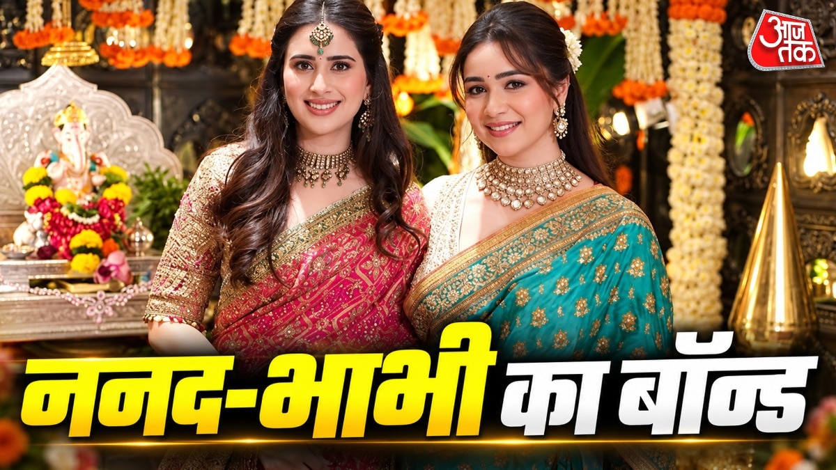 बप्पा की भक्ति में लीन सचिन तेंदुलकर की बेटी-बहू, ननद-भाभी ने जोड़े हाथ, दिखाई खूबसूरत मंदिर की झलक