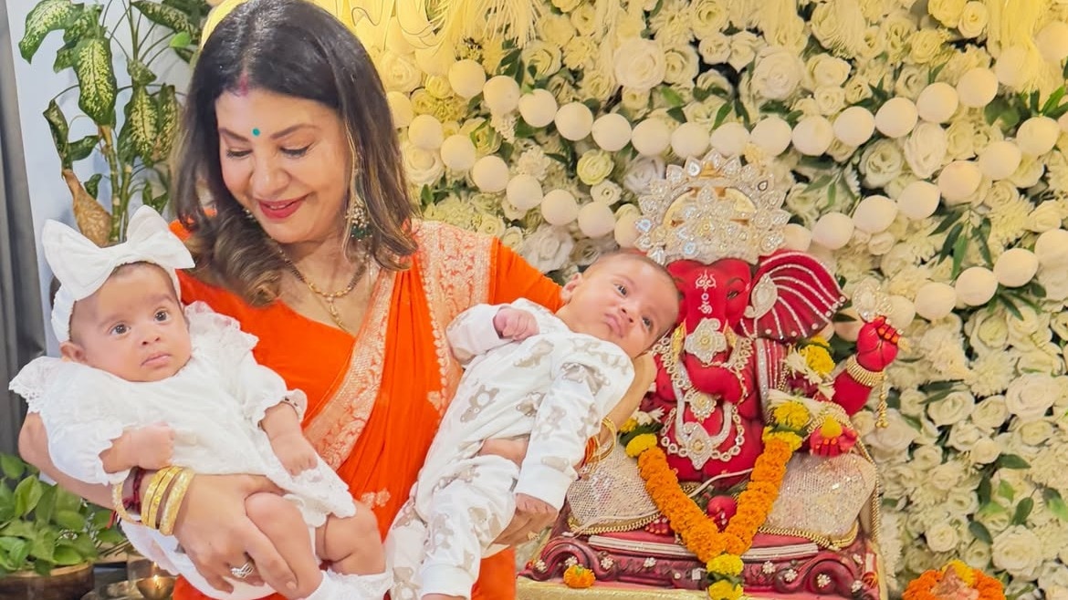 Sambhavna Seth reveals twin kids face