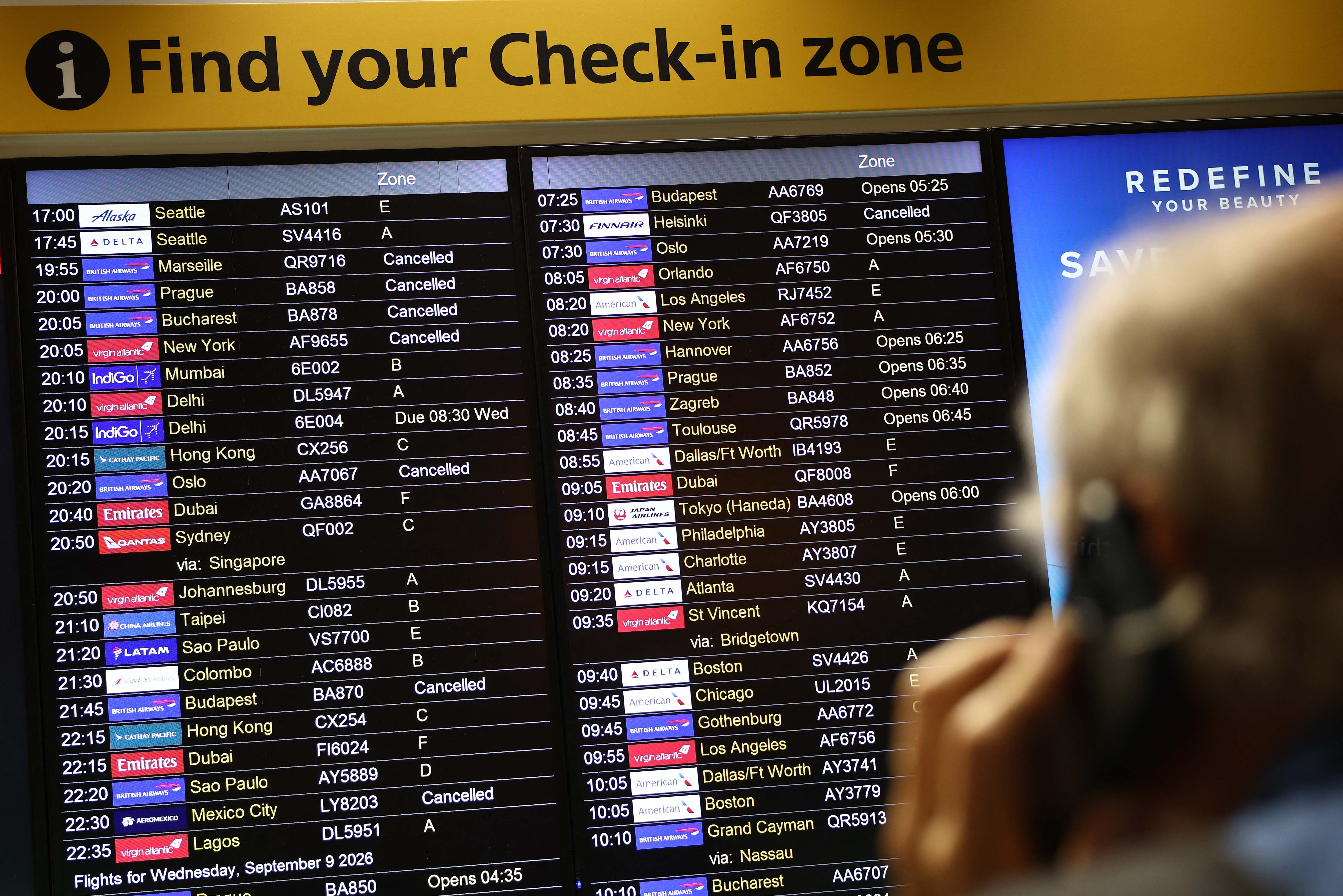 UK air traffic control disruption
