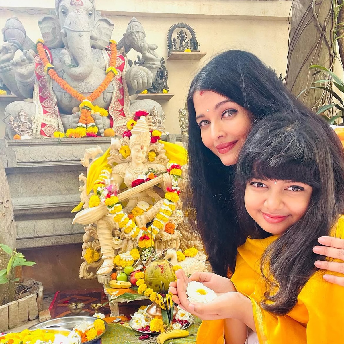 ऐश्वर्या राय संग नानी-मामू के घर पहुंचीं आराध्या बच्चन