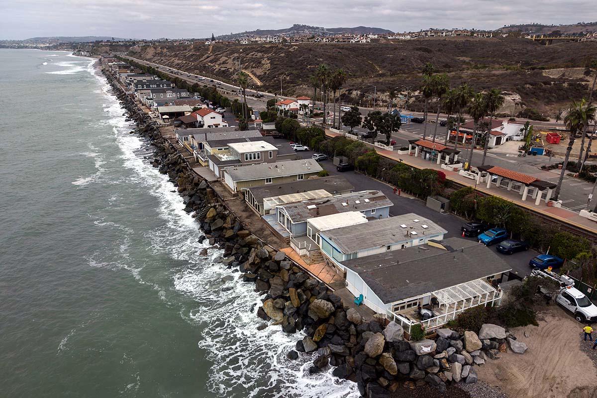 California beach erosion