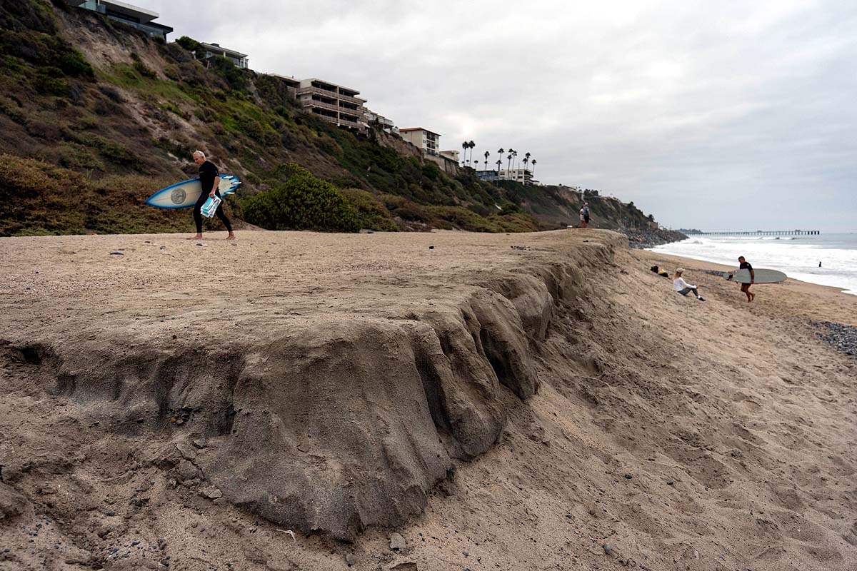 California beach erosion