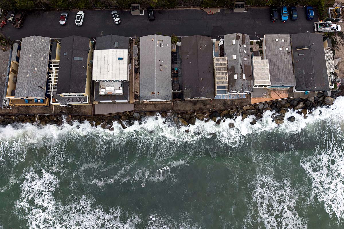 California beach erosion