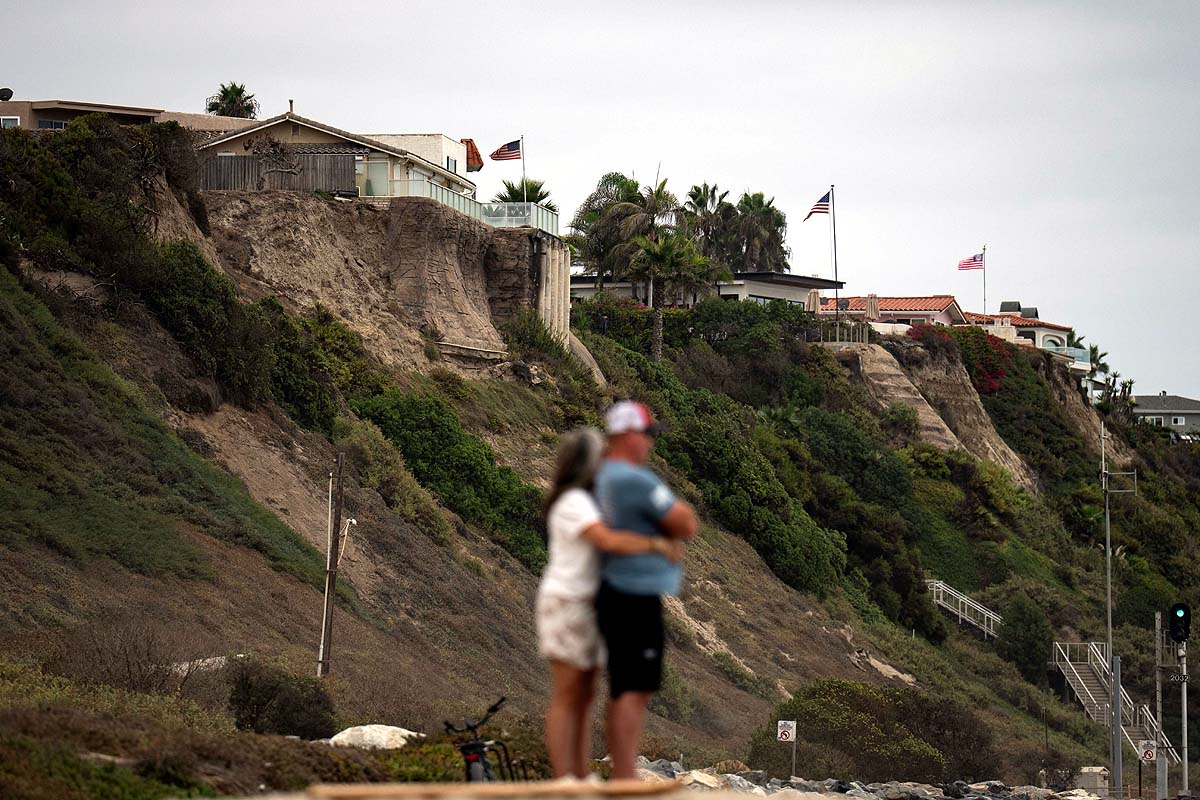 California beach erosion