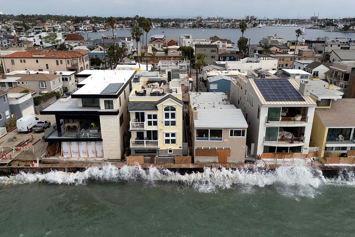 California beach erosion