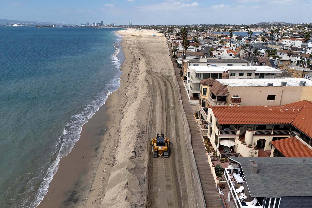 California beach erosion