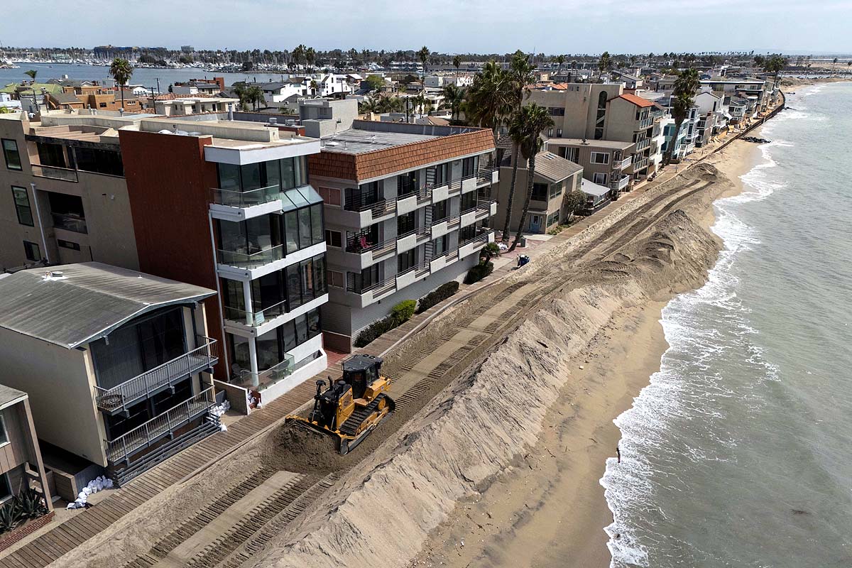 California beach erosion
