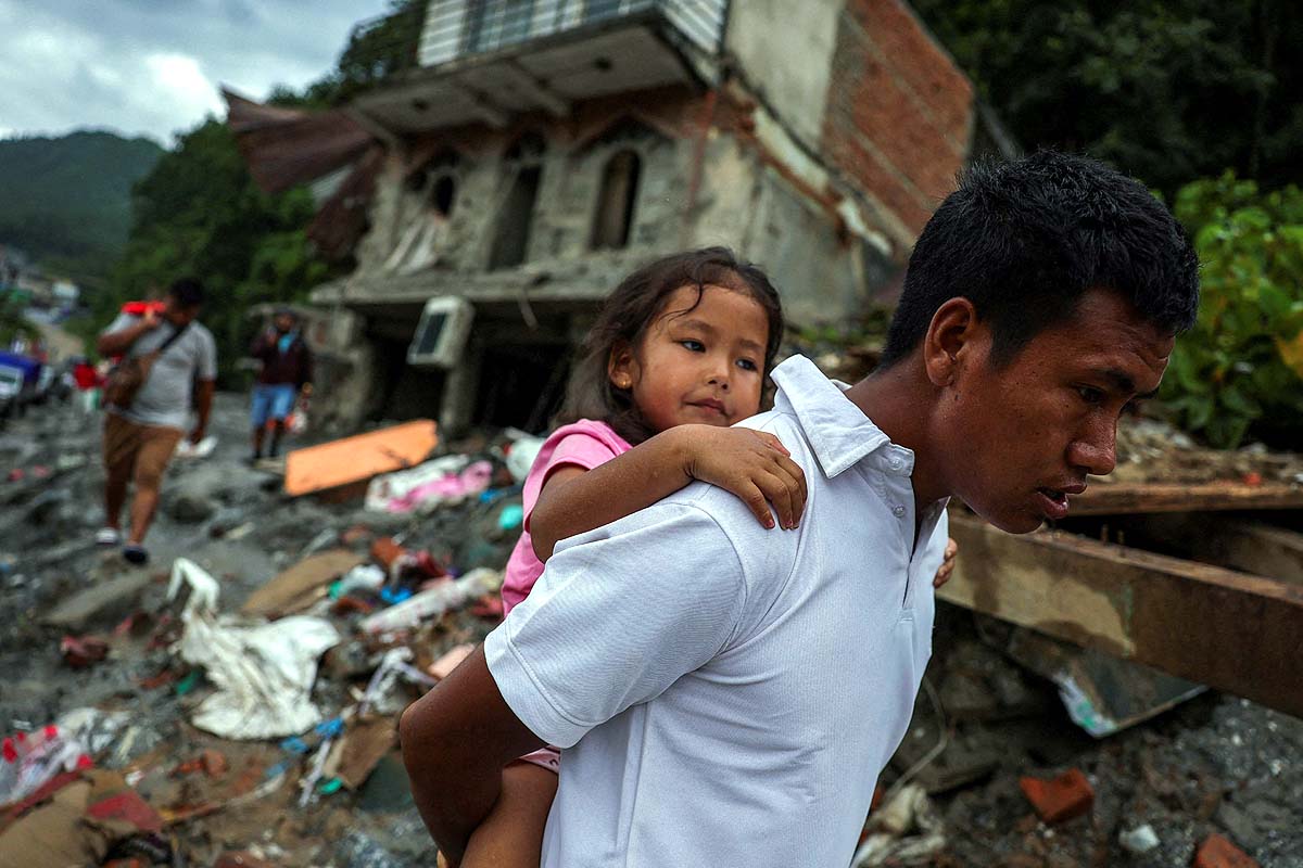 Nepal Flood Photos