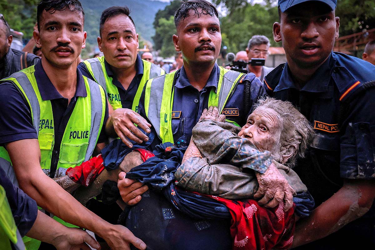 Nepal Flood Photos