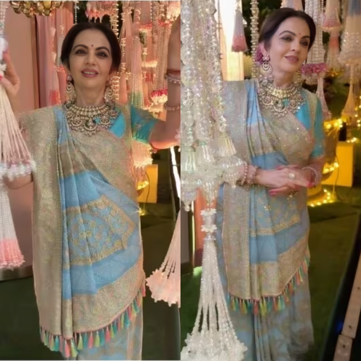 एंटीलिया में जन्माष्टमी का खूबसूरत नजारा. (Photo: Instagram/@rititkahairstylist)