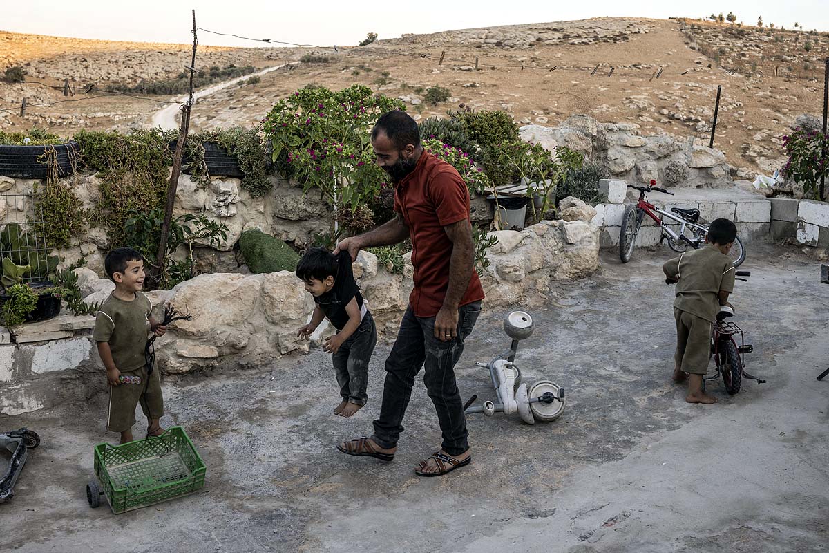 Palestinian family cave