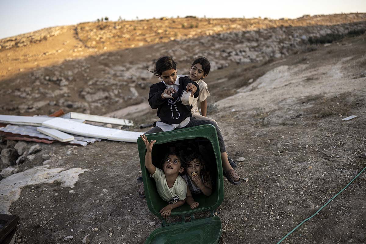 Palestinian family cave
