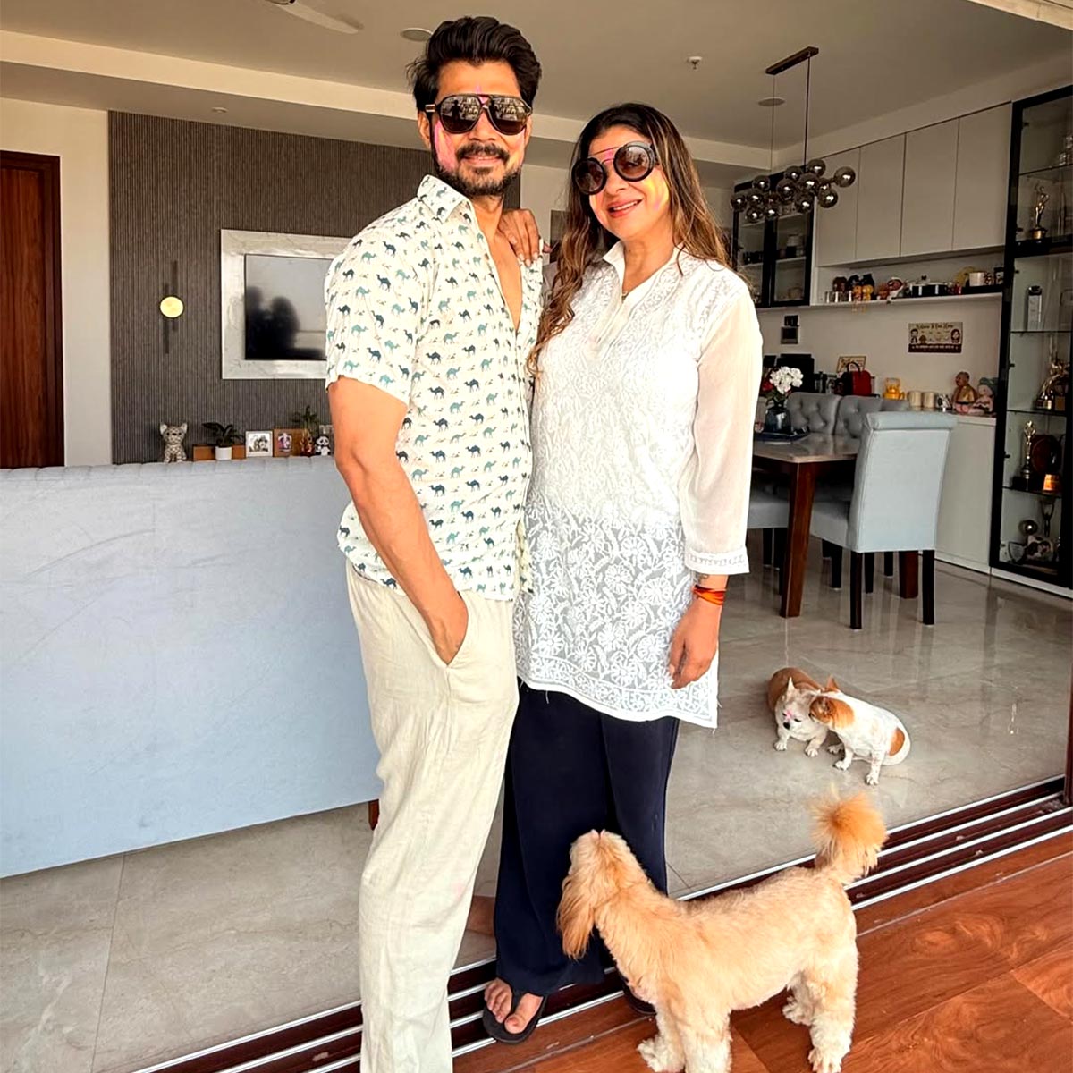 Sambhavna twins first Ganpati utsav