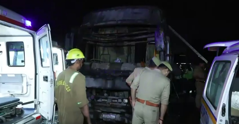 Greater Noida Bus Fire
