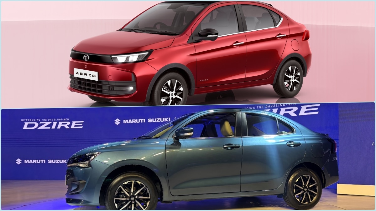 Tata Aeris Vs Maruti Dzire Dimension