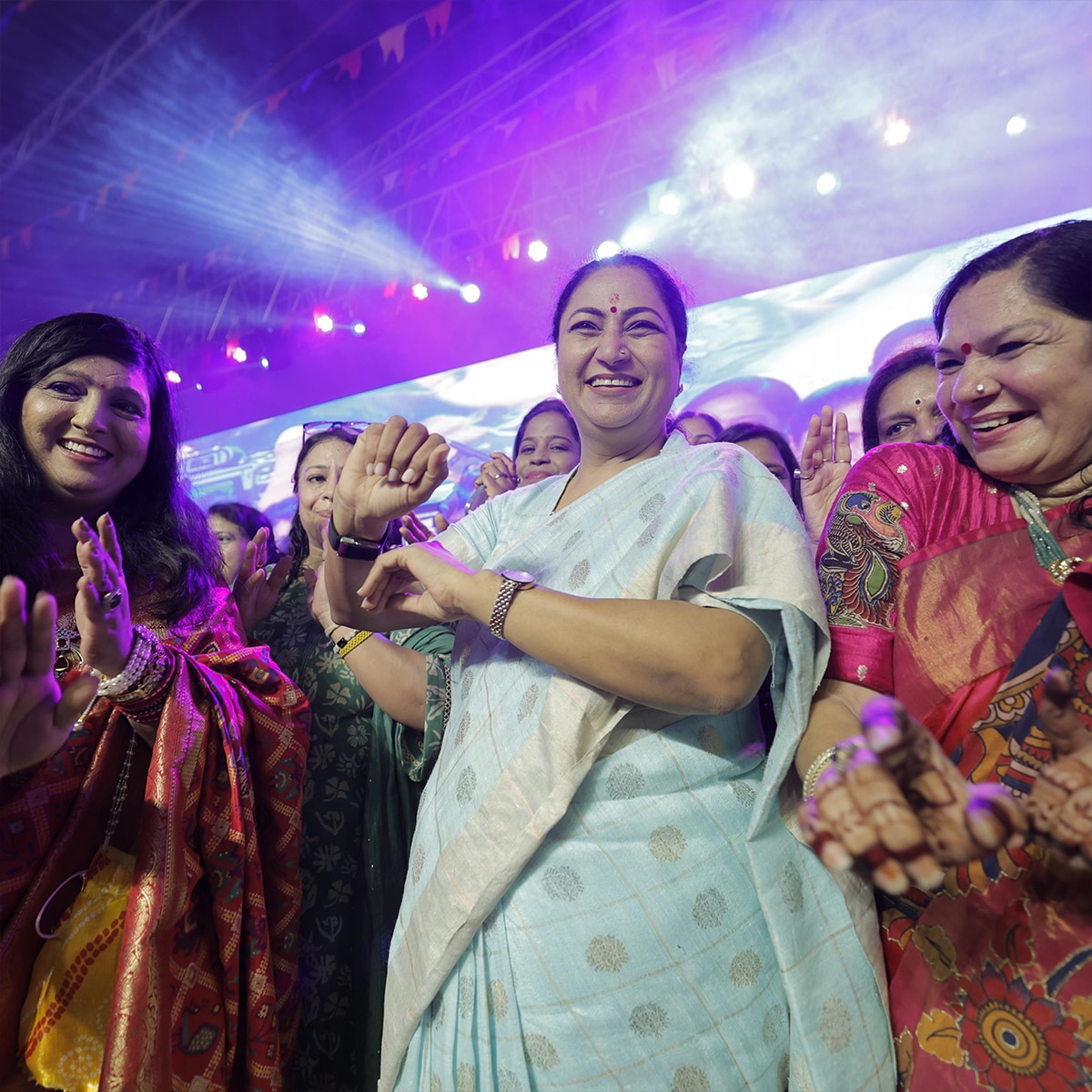  cm rekha gupta karva chauth pooja