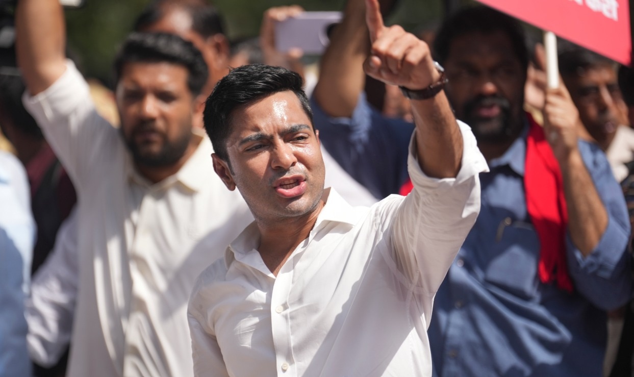 Rahul Gandhi Protest Outside Akashwani Bhawan