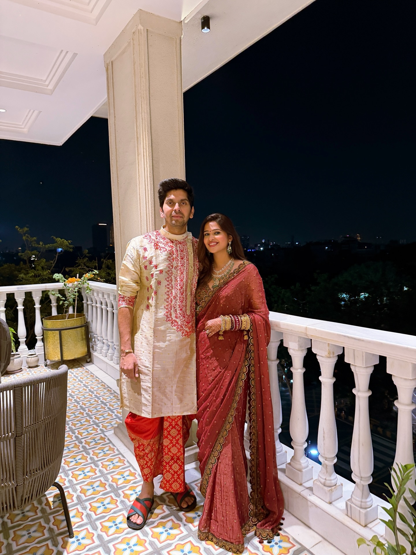 Agrata Sharma Karwa Chauth (PHOTO: Instagram@agratasharmma)