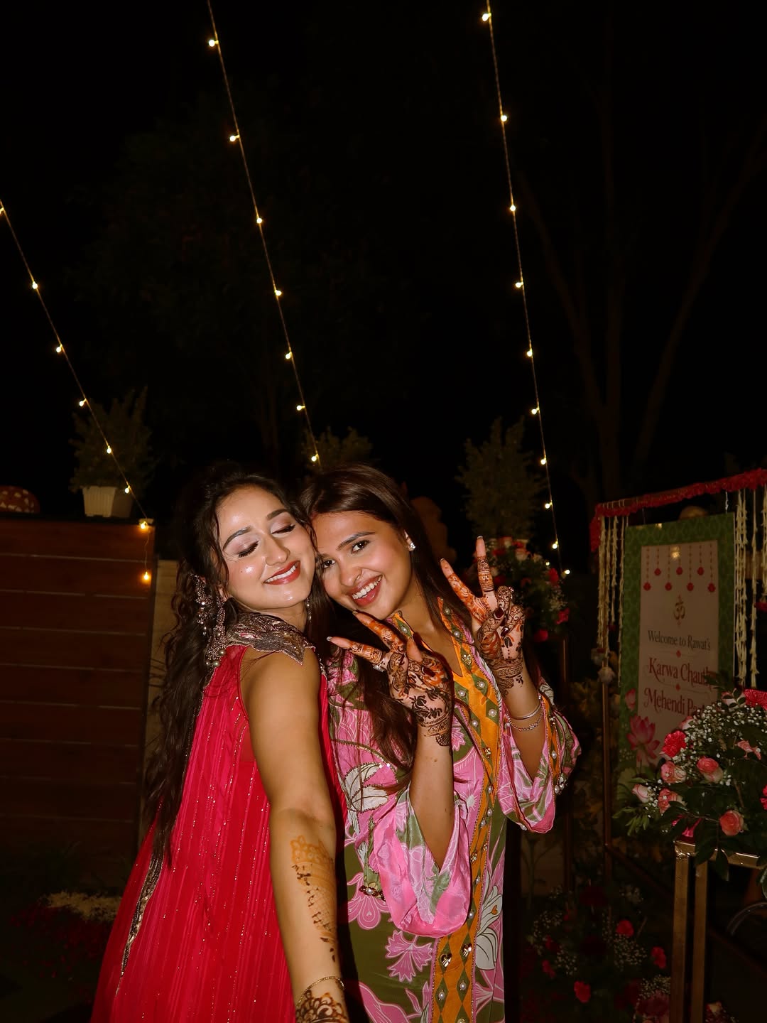 Agrata Sharma Karwa Chauth Mehndi  (PHOTO: Instagram@agratasharmma)