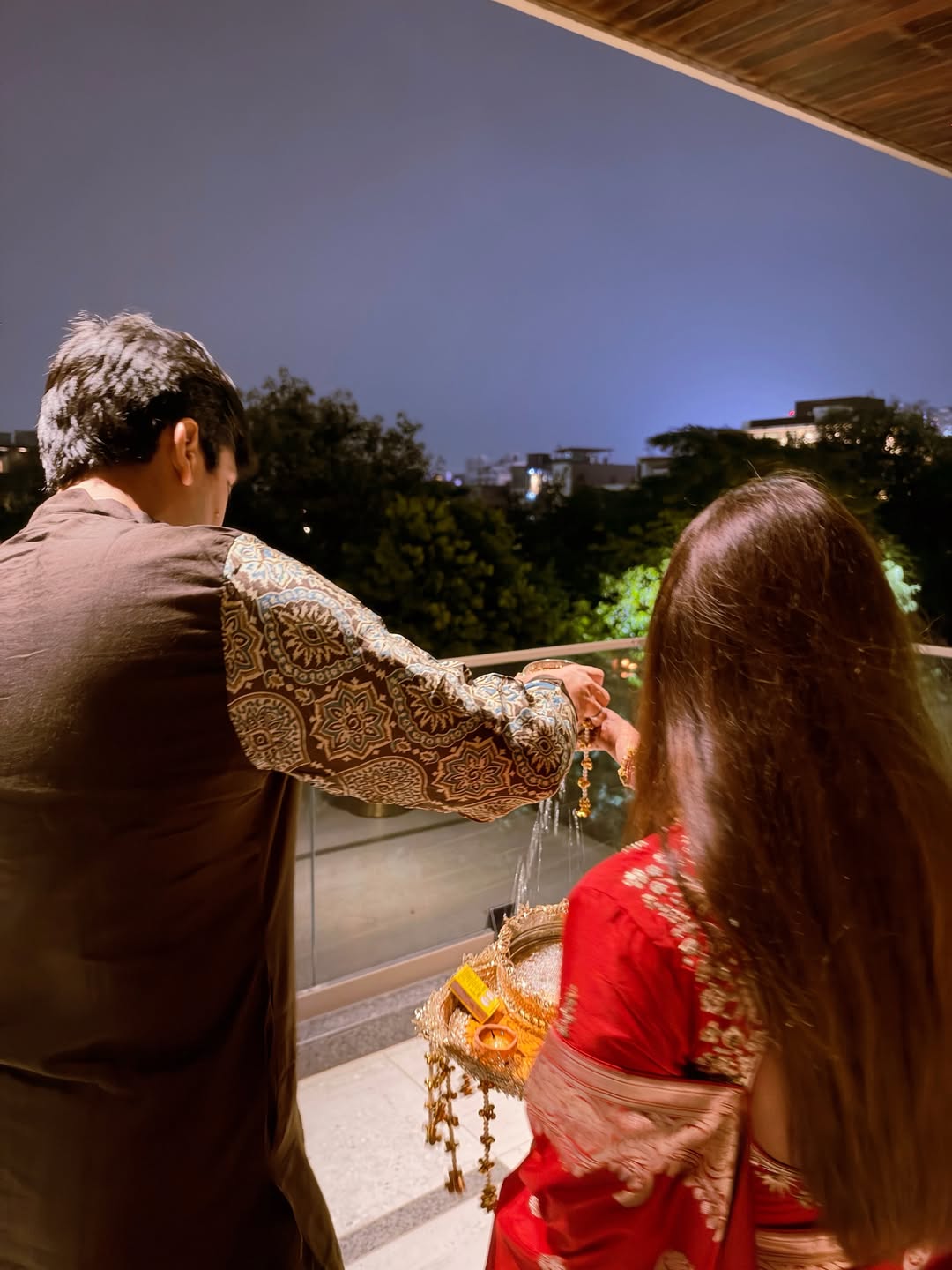 Agrata Sharma Karwa Chauth (PHOTO: Instagram@agratasharmma)