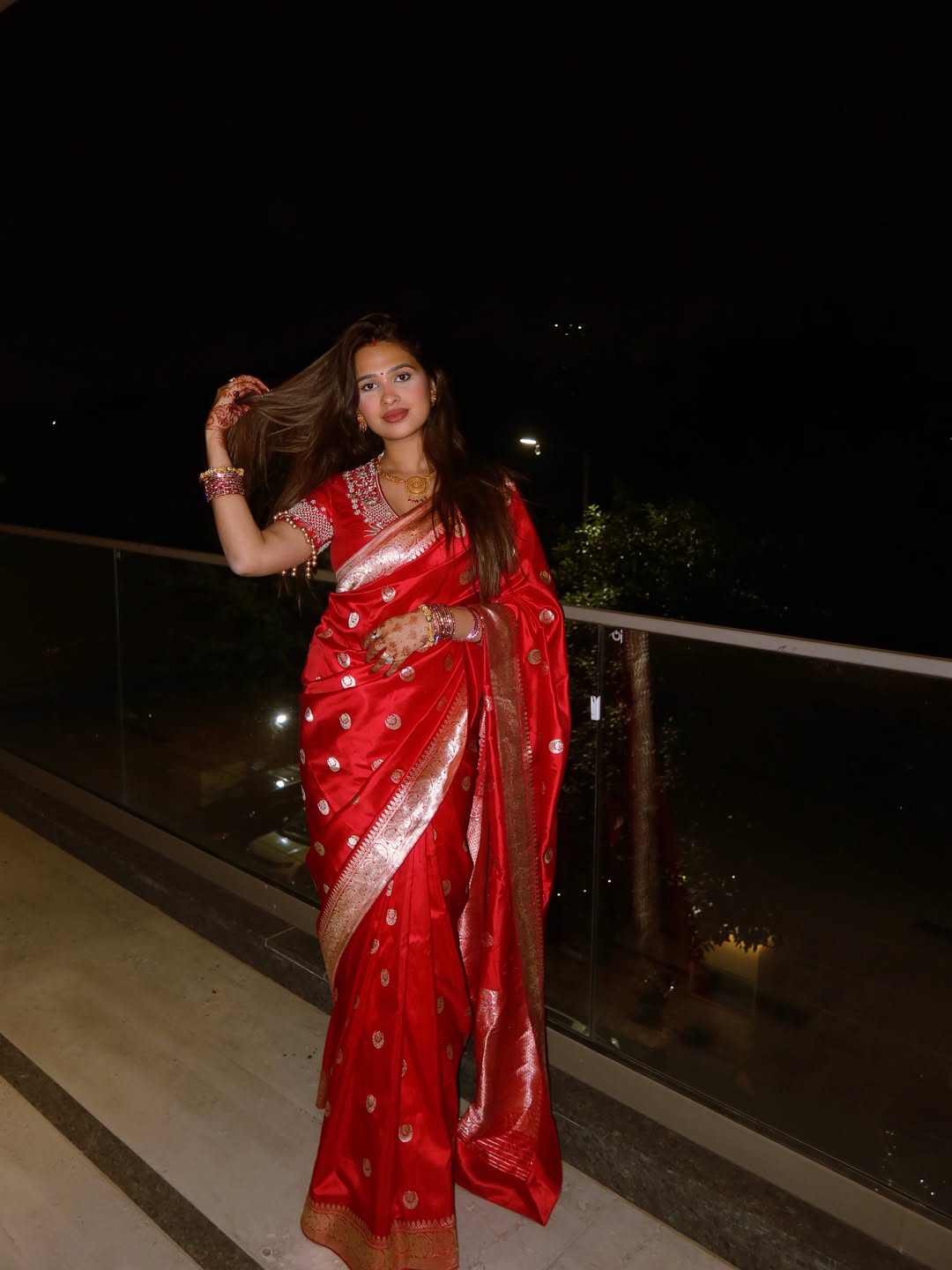 Agrata Sharma Karwa Chauth (PHOTO: Instagram@agratasharmma)