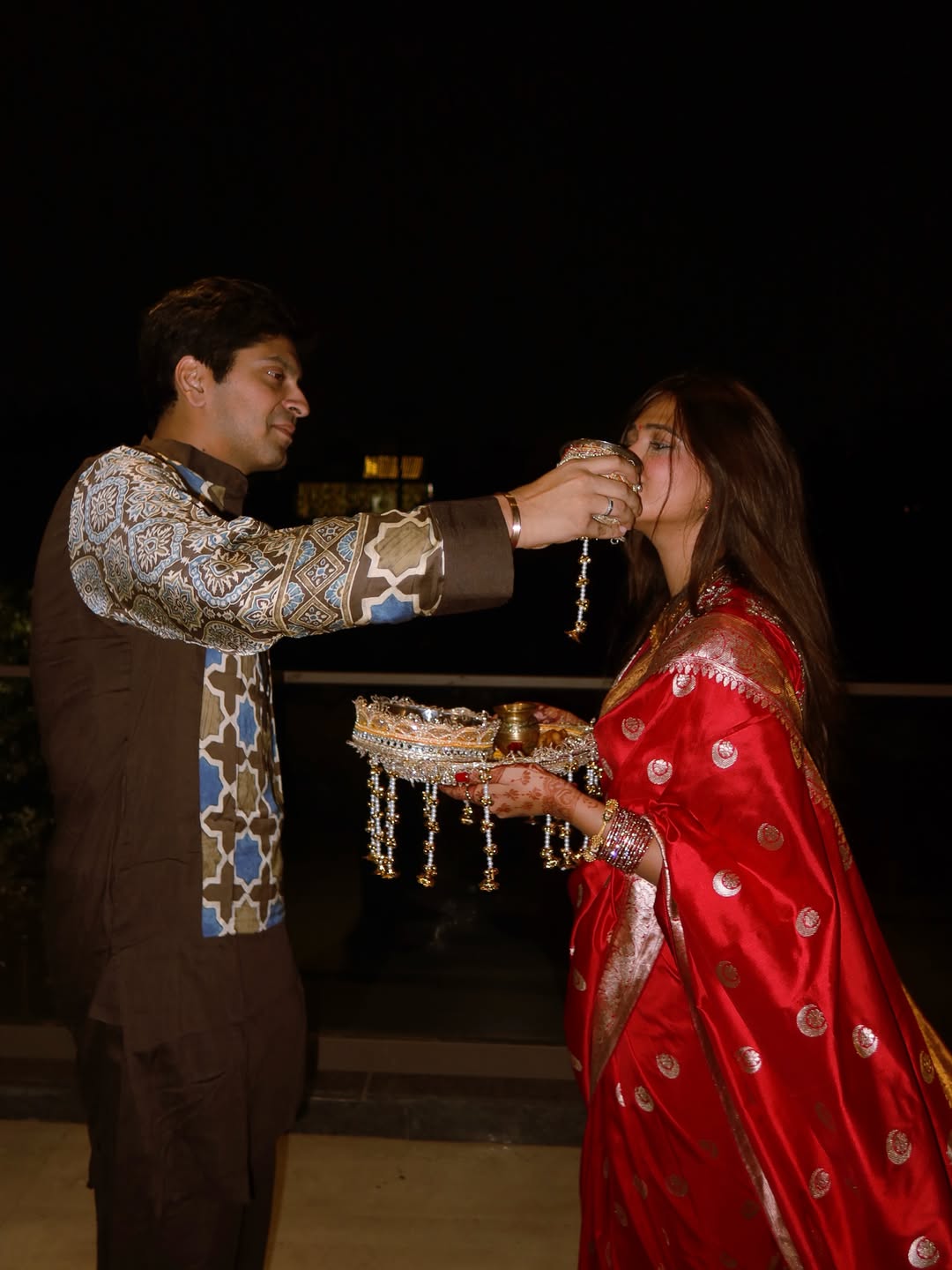 Agrata Sharma Karwa Chauth (PHOTO: Instagram@agratasharmma)