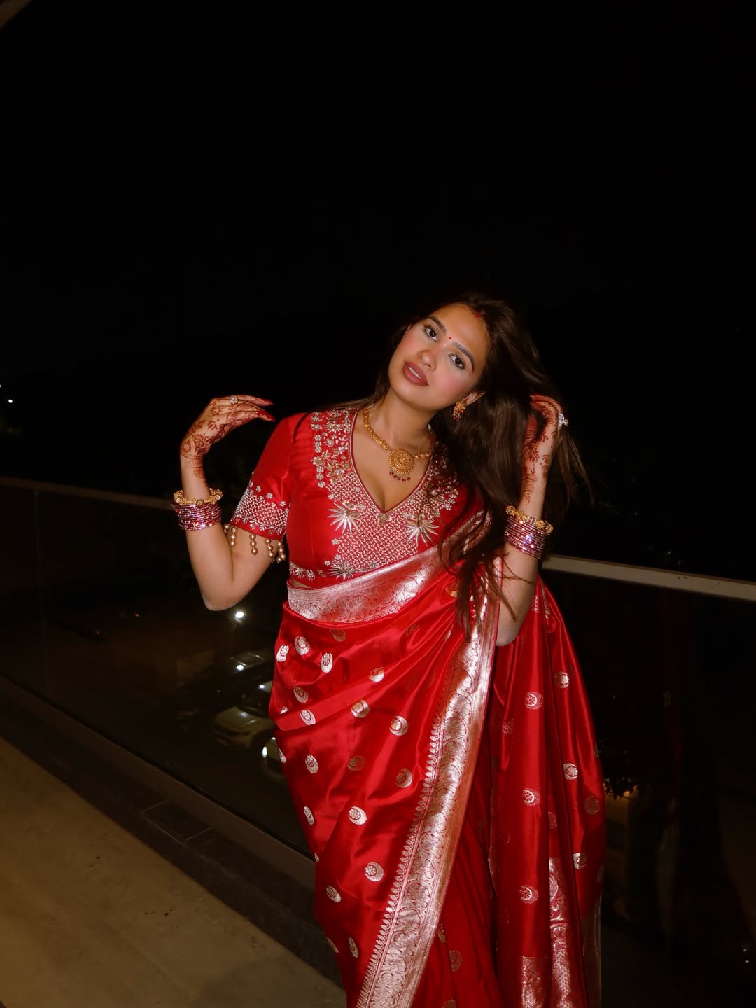 Agrata Sharma saree (PHOTO: Instagram@agratasharmma)