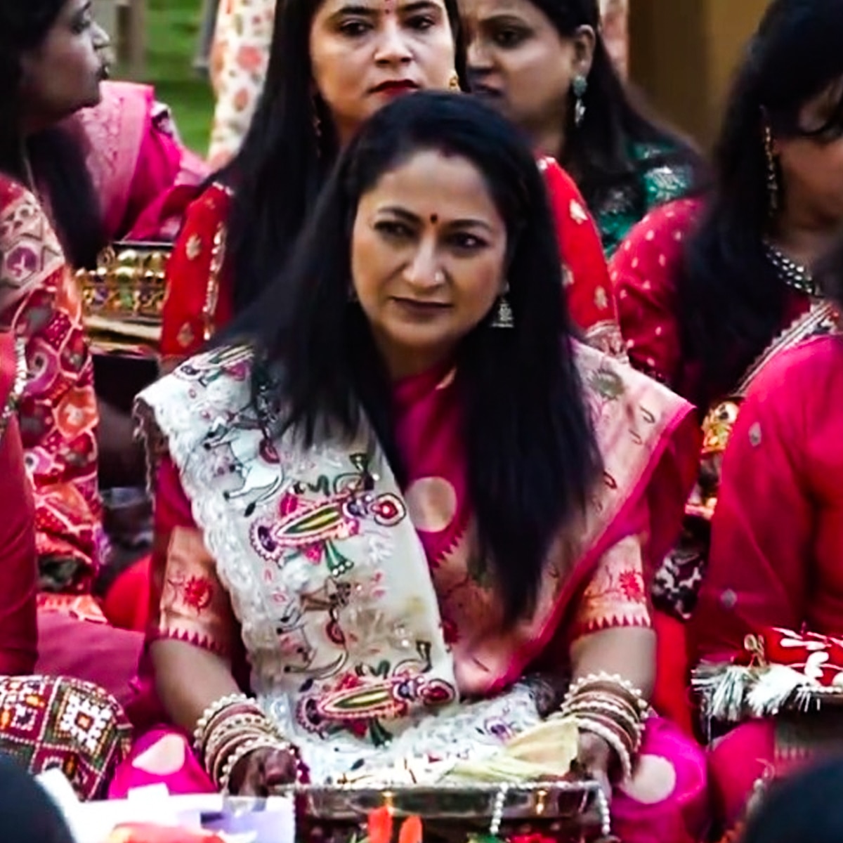 delhi cm Rekha Gupta Karva Chauth Celebration