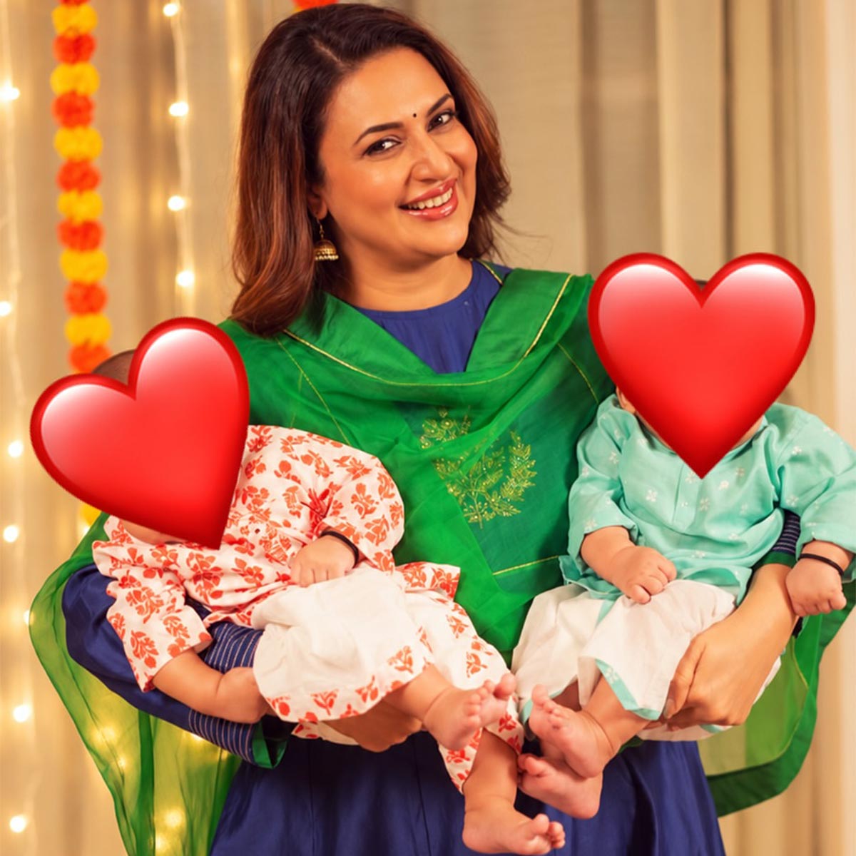 divyanka tripathi twins first photos