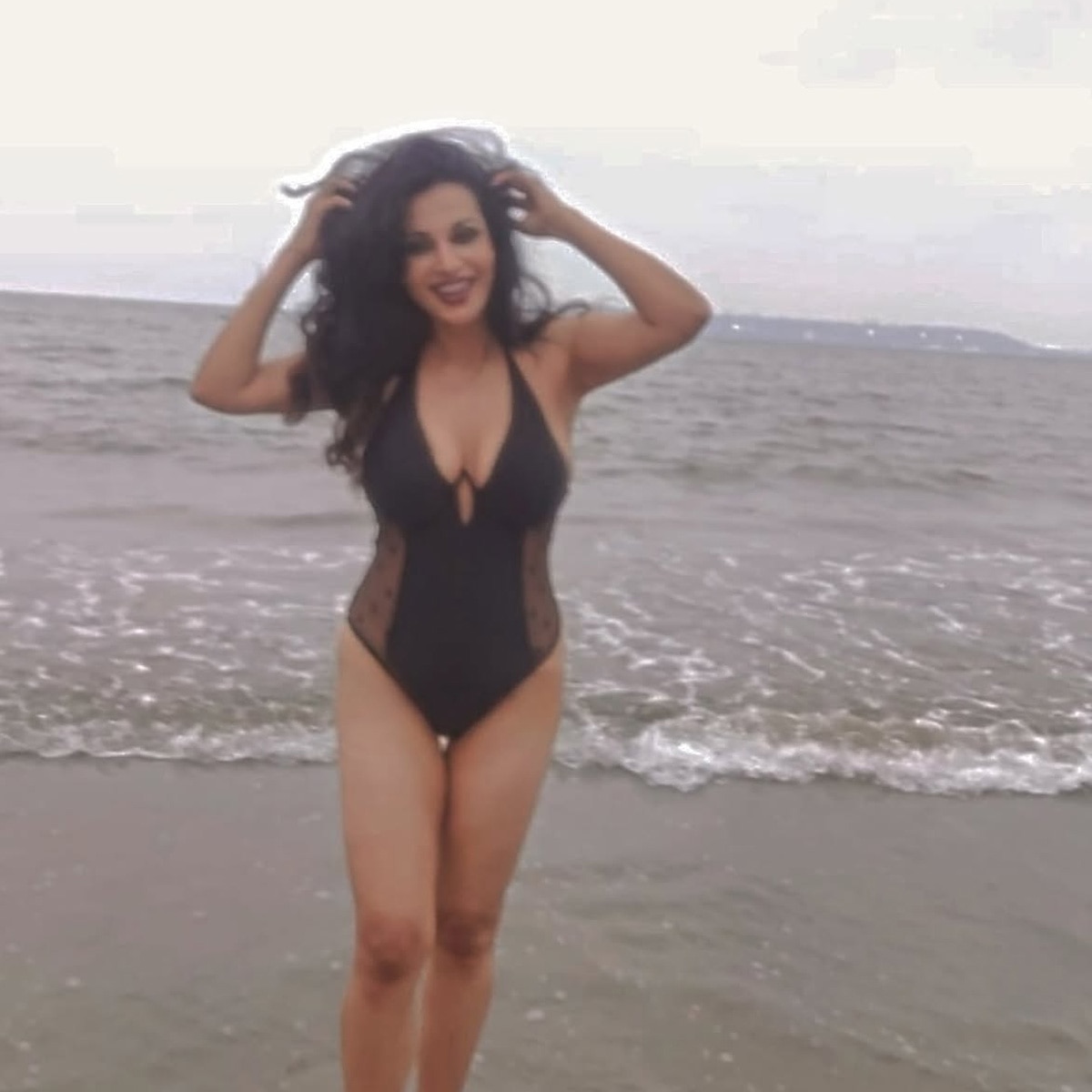 flora saini stunned in revealing monikini