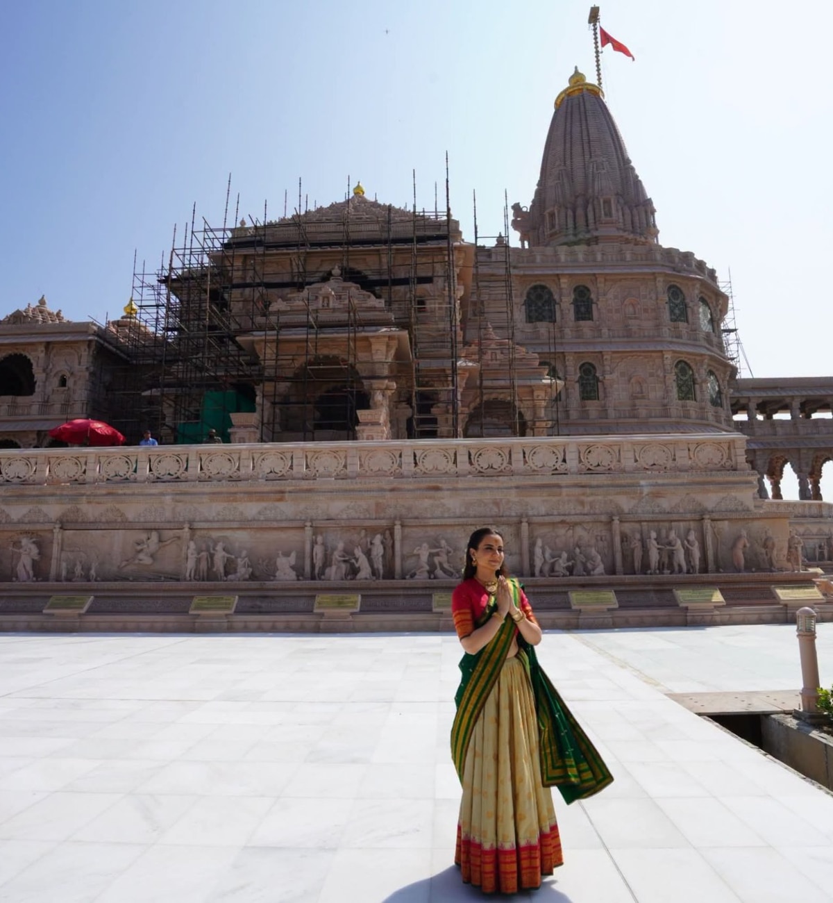 Kangana Ranaut visits Ram Temple