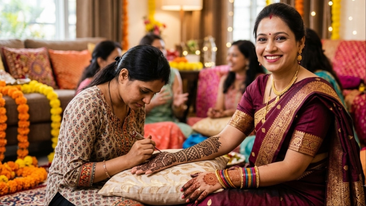 Karwa Chauth Mehndi Designs 2026 (PHOTO:AI)